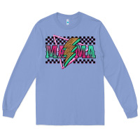 Colony Blue mama techno lightning bolt Long Sleeve Tee - Jasminsmagicworld