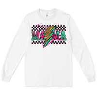 White mama techno lightning bolt Long Sleeve Tee - Jasminsmagicworld