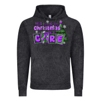 Vintage Black all i want for christmas is a cure pancreatic canc Vintage Hoodie - MaliasSmallBusiness