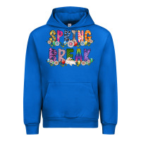Cobalt SPRING BREAK Urban Hoodie - CowhideDigitalArt