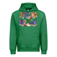 Emerald SPRING BREAK Urban Hoodie - CowhideDigitalArt