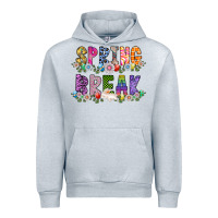 Heather Grey SPRING BREAK Urban Hoodie - CowhideDigitalArt