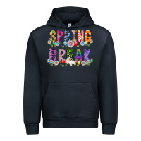 Navy SPRING BREAK Urban Hoodie - CowhideDigitalArt