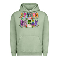 Pigment Oil Green SPRING BREAK Urban Hoodie - CowhideDigitalArt