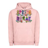 Pigment Salmon SPRING BREAK Urban Hoodie - CowhideDigitalArt