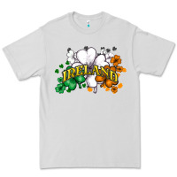 Dove Grey ireland flag Premium Tee - NancyCooperArtShop