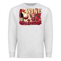 Oatmeal Heather Wine is my Valentine's Day Premium Sweatshirt - FaDigitalArtStudio
