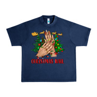Navy christmas nail bbs Urban Heavy Tee - BundleAndBundleShop