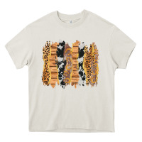 Cream western brushstrokes Heavy Core Tee - AdoDesignShop