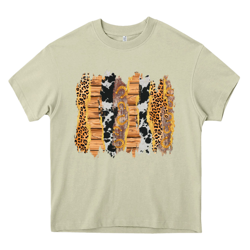 Western Brushstrokes Heavy Core Tee by AdoDesignShop | Teevron