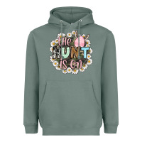 Sage Easter Day The hunt is on Heavyweight Hoodie - OliviaCreatesArt
