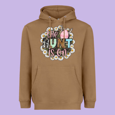 Easter Day The Hunt Is On Heavyweight Hoodie Designed By Oliviacreatesart