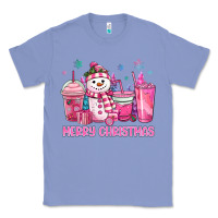 Colony Blue merry christmas snowman coffee cups Classic Tee - MaliasSmallBusiness