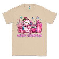 Mushroom merry christmas snowman coffee cups Classic Tee - MaliasSmallBusiness