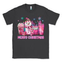 Smoke merry christmas snowman coffee cups Classic Tee - MaliasSmallBusiness