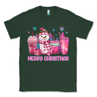Sports Green merry christmas snowman coffee cups Classic Tee - MaliasSmallBusiness