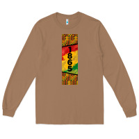 Toasted Coconut juneteenth pen wrap Long Sleeve Tee - BarkalooDesign