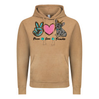 Vintage Camel peace love frenchie Vintage Hoodie - RanaPortraitStore