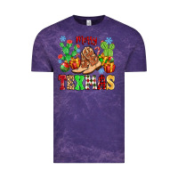 Cloud Purple Merry Texmas Vintage Tee - MaliasSmallBusiness