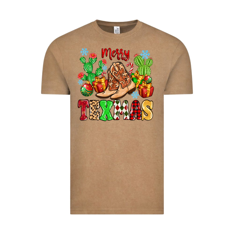 Merry Texmas Vintage Tee by MaliasSmallBusiness | Teevron