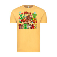 Vintage Mustard Merry Texmas Vintage Tee - MaliasSmallBusiness