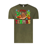 Vintage Olive Merry Texmas Vintage Tee - MaliasSmallBusiness