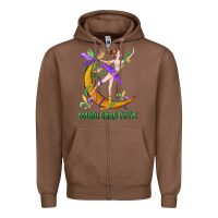 Chestnut mardi gras cutie Zipper Hoodie - CowGirlArtShop