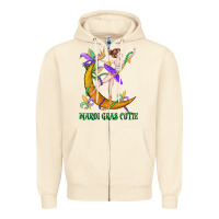 Sandshell mardi gras cutie Zipper Hoodie - CowGirlArtShop