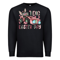Black I dig Easter Day Premium Sweatshirt - OliviaCreatesArt