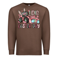 Chestnut I dig Easter Day Premium Sweatshirt - OliviaCreatesArt