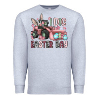 Heather Grey I dig Easter Day Premium Sweatshirt - OliviaCreatesArt
