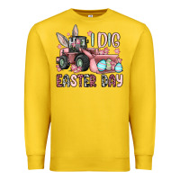 Lemon I dig Easter Day Premium Sweatshirt - OliviaCreatesArt