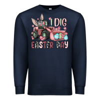 Navy I dig Easter Day Premium Sweatshirt - OliviaCreatesArt