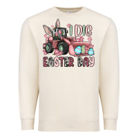Sandshell I dig Easter Day Premium Sweatshirt - OliviaCreatesArt