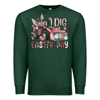 Sports Green I dig Easter Day Premium Sweatshirt - OliviaCreatesArt