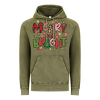 Merry And Bright Vintage Hoodie | Teevron
