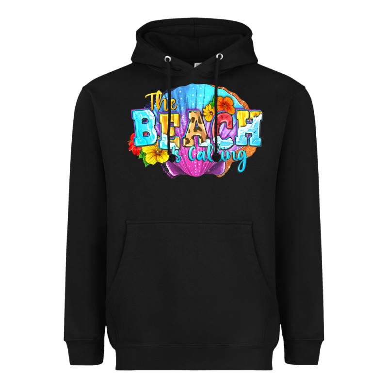 The Beach Is Calling Heavyweight Hoodie by FaDigitalArtStudio | Teevron