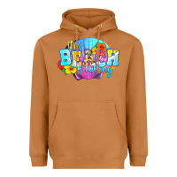 Meerkat The beach is calling Heavyweight Hoodie - FaDigitalArtStudio