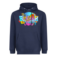 Navy The beach is calling Heavyweight Hoodie - FaDigitalArtStudio