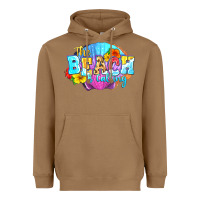 Toasted Coconut The beach is calling Heavyweight Hoodie - FaDigitalArtStudio
