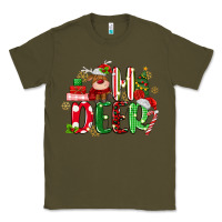 Army Green oh deer reindeer Classic Tee - MaliasSmallBusiness