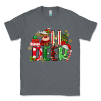 Charcoal Heather oh deer reindeer Classic Tee - MaliasSmallBusiness