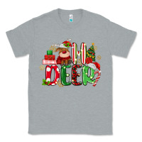 Heather Grey oh deer reindeer Classic Tee - MaliasSmallBusiness