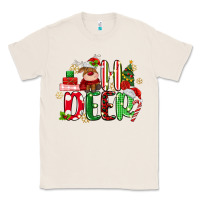 Natural oh deer reindeer Classic Tee - MaliasSmallBusiness