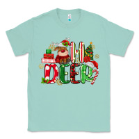 Seafoam oh deer reindeer Classic Tee - MaliasSmallBusiness