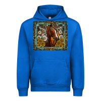 Cobalt Western Horse Mouse Pad Urban Hoodie - CowhideDigitalArt