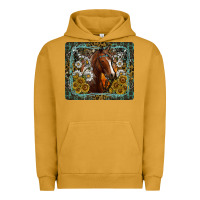 Pigment Peanut Butter Western Horse Mouse Pad Urban Hoodie - CowhideDigitalArt