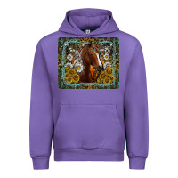 Tulip Western Horse Mouse Pad Urban Hoodie - CowhideDigitalArt