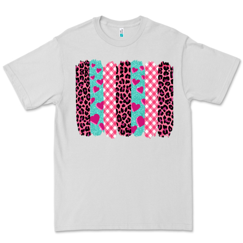 Valentine's Day Brushstrokes Premium Tee by BarkalooDesign | Teevron