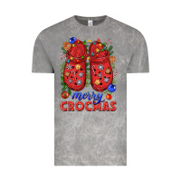 Cloud Rock Merry crocmas Vintage Tee - NancyCooperArtShop